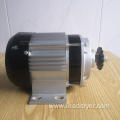 Permanent magnet brushless DC mid mounted motor